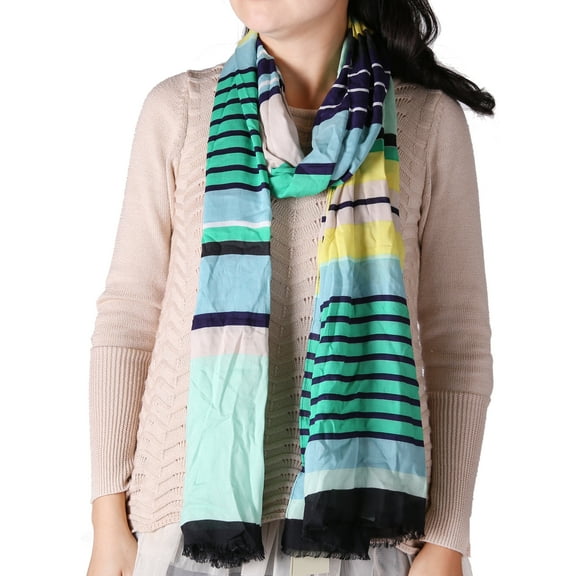 Richie House Women's Multi-Colored Striped Scarf RH0342