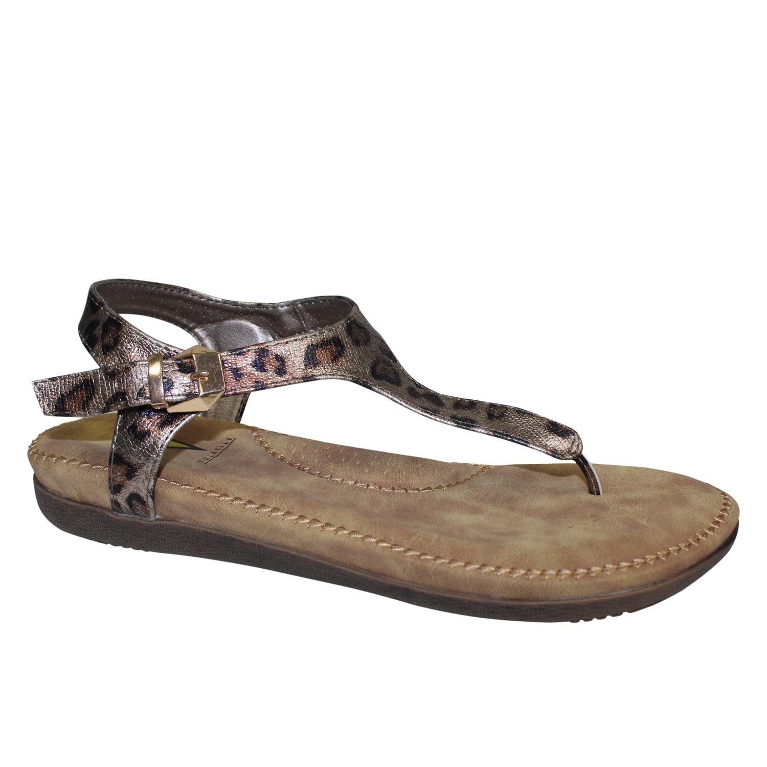 volatile leopard sandals