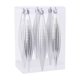 thumbnail image 1 of Colgantes De Plástico 6 Bolas Navideñas De Galvanoplastia De Extraterrestres De 16cm Para Colgar En El Árbol, Color Gris Rkxzt, 1 of 9