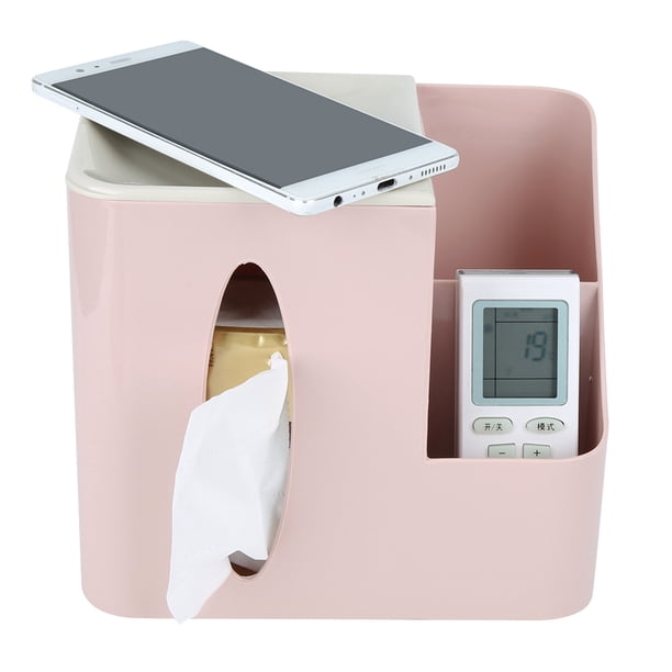 Organizador de escritorio Jadeshay caja de almacenamiento de control remoto verde azul rosa