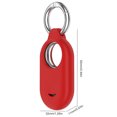 thumbnail image 4 of Funda Silicona Antigolpes Con Llavero para Galaxy SmartTag 2 () Rojo, 4 of 8