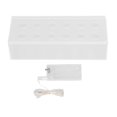 thumbnail image 2 of Clear Acrylic Modern Vase, DIY 12 Holes Lightweight Leak Proof Rectangular Flowers Vase With LED Light For Christmas, 2 of 8