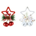 thumbnail image 5 of Limei Christmas Bell Pendant Five Pointed Star Reusable Hanging Bow Christmas Pendant Party Supplies, 5 of 7
