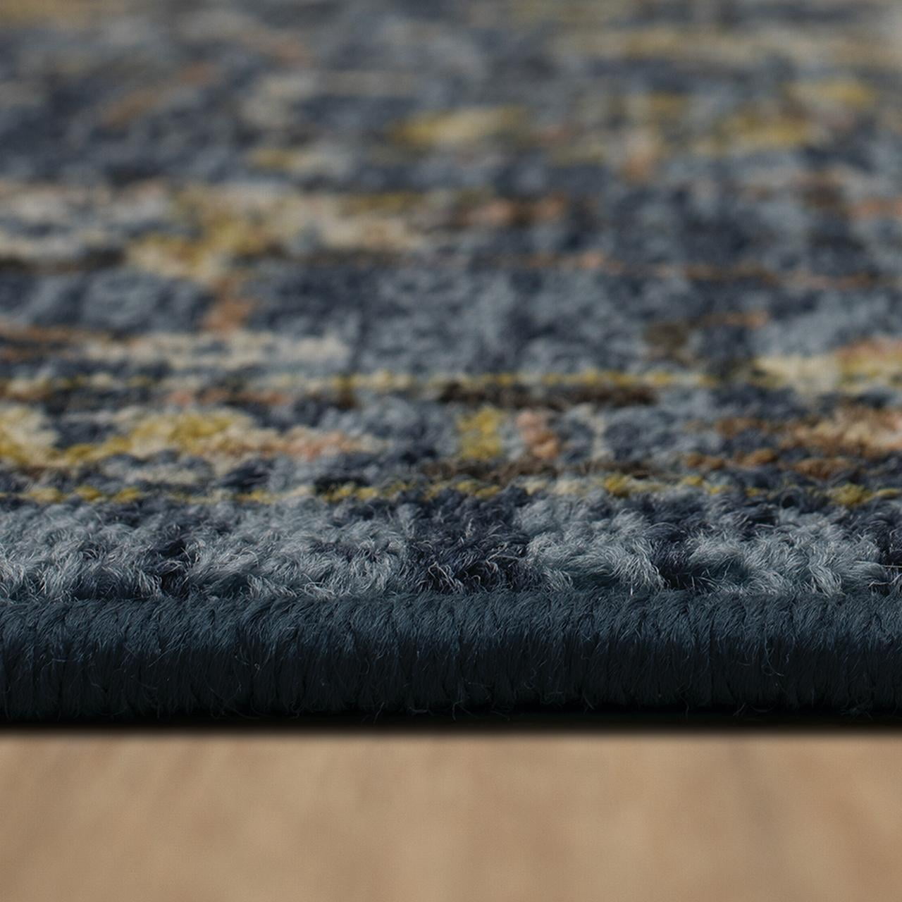 Mohawk Home Tinto Blue Printed Area Rug, 7' 6" x 10'