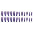 thumbnail image 3 of FCOGIN Long Coffin, 24 Pieces, Taro Purple, Glossy Finish, Acrylic False Nail, Press on Nail, 3 of 5