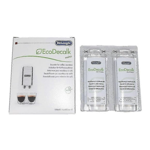 Delonghi entkalker descaler for coffee machines 2 x 100ML bottles