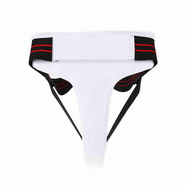 Protector de ingle para taekwondo, boxeo, karate, suspensorio, sanda, protector de entrepierna (L)