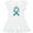AA-White, variant on Inktastic Ovarian Cancer Awareness Ribbon Girls Baby Dress