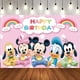 thumbnail image 1 of Fondo de vinilo de dibujos animados para fiesta de cumpleaños de niños, paño de pared personalizado de Mickey Mouse, Minnie Mouse, decoración para Baby Shower, 1 of 4