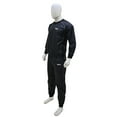 thumbnail image 5 of MRX Unisex Heavy Duty Sweat Sauna Suit, Workout Training Sweatsuit Plus Size, Black/Grey (XXLarge), 5 of 5