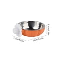 thumbnail image 3 of Stainless Steel Dog Bowl for Crate, Hanging Pet Water Feeder Cage Food Dish, No Spill Adjustable Hook On Bowl for Small Medium Dogs Cats, AKLJWH, 3 of 6