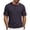 Navy, variant on TEAJOPSUU Men's Henley T-Shirt Slim Fit Casual Elasticity Short Sleeve with Buttoned Neck for Gym & Workout Black