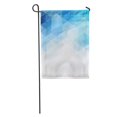 thumbnail image 1 of JSDART Colorful Geometric Blue Grid Mosaic Creative Templates Pattern Abstract Graphic Garden Flag Decorative Flag House Banner 12x18 inch, 1 of 2