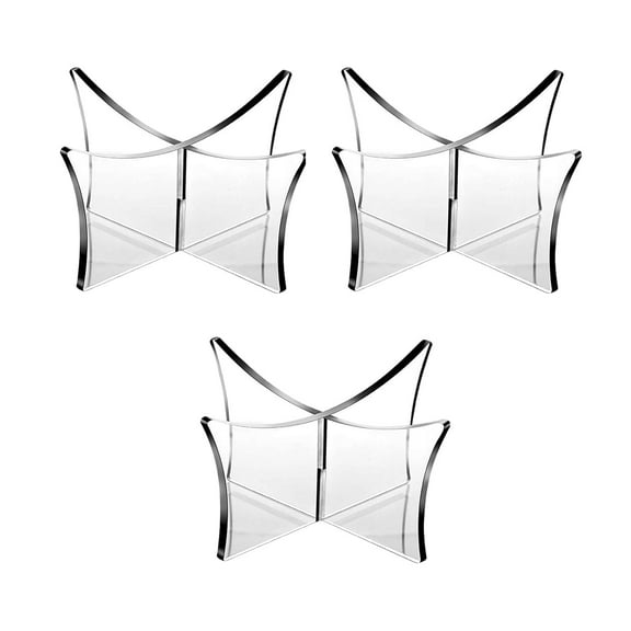 Clearance! VogueV Acrylic Ball Stand Holder,Ball Display Stand for Football Basketball Soccer Ball Holder,Volleyball Rugby Ball Sports Ball Storage Rack, Autographed Memorabilia Display Cases