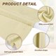 thumbnail image 3 of 1 PC Cortina de Puerta Francesa, 42" x 79" Cortinas Aislantes Térmicas de Ahorro de Energía de Poliéster con Bolsillo para Varilla para Tratamientos de Ventanas de Puerta Frontal de Cocina, Beige, 3 of 6