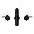 thumbnail image 5 of 8 Inch Widespread Bathroom Faucet Matte Black 2 Handle 3 Hole with 360 °   Rotating Spout and Pop-Up Drain  LJH, 5 of 10