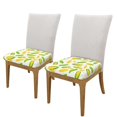 thumbnail image 2 of KLL Cartoon Corn Pattern Seat Covers for Dining Room Chairs,Washable Chair Seat Chair Covers Seat Protector-Two Pieces, 2 of 7