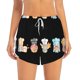 thumbnail image 2 of Balery Little Chef Gnome Pantalones cortos deportivos para mujer con forro y dos bolsillos, elásticos, para entrenamiento, gimnasio, yoga-X-Large, 2 of 7