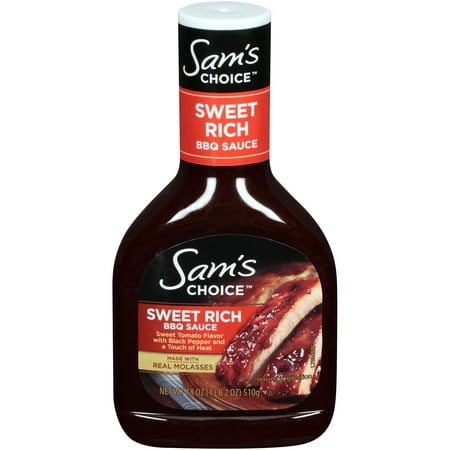 (3 Pack) Sam's Choice Sweet Rich BBQ Sauce, 18 oz (3 pack)