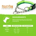 thumbnail image 4 of Mighty Paw Martingale Dog Collar 2.0, Trainer Approved Limited Slip Collar with Stainless Steel Chain and Heavy Duty Buckle. Modified Cinch Collar for Gentle and Effective Pet Training, 4 of 9