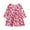 Red, variant on Azrian Floral Print Long-Sleeve Dress for Toddler Girls - Toddler Baby Girl Clothing Long Sleeve One-Piece Floral Print Dress Kids Skirt