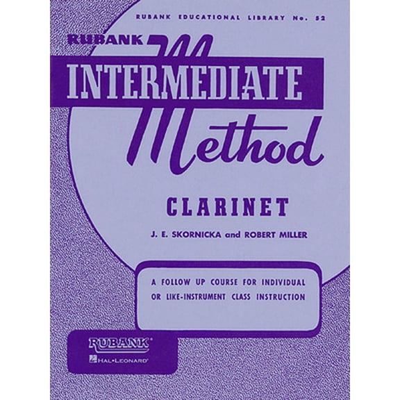 Pre-Owned Rubank Intermediate Method: Clarinet (Paperback) by E Skornicka and Robert Miller Joseph