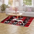 thumbnail image 3 of Christmas Deer Carpet for Home Decoration Soft Comfy Rugs for Bedroom Living Room Bathroom Entrance Non-slip Comfort Mat, 3 of 6