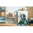 thumbnail image 2 of Ahgly Company Machine Washable Indoor Square Transitional Deep-Sea Green Area Rugs, 8' Square, 2 of 7