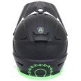 thumbnail image 2 of Razor Full Face Black and Green Sport Helmet Unisex Youth, Ages 8 and Up, 2 of 8