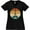 AB-Black, variant on Inktastic Paris Eiffel Tower Retro Sunset Women's Plus Size V-Neck T-Shirt