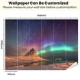 thumbnail image 3 of Peel and Stick Wallpaper Colorful known as winter milky way Iceland Modern Art Wall Mural Decor Self Adhesive and Removable 100in x 144in, 3 of 8