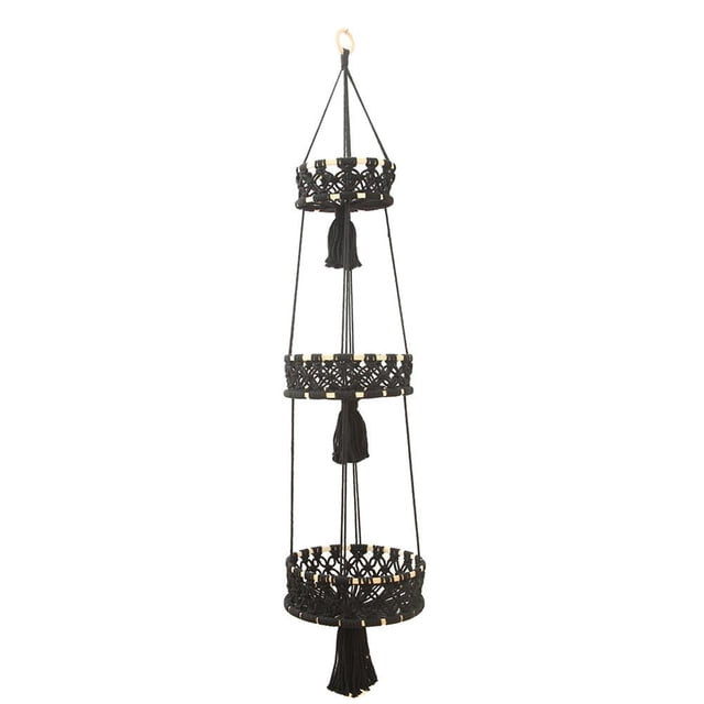 Frutas Colgante De 3 Niveles Cesta De Almacenamiento Boho Para La Decoración Del Hogar Scienceny HA040786-01