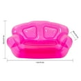 thumbnail image 2 of Home Portable Inflatable Sofa Women‘s & Men's Inflatable Couch with 3 Inflatable Valves for Kids and Adults Inflatable Double Person Sofa 440.92lbs Load-Capacity Ergonomic Style (Red), 2 of 14