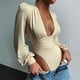 thumbnail image 1 of Mono ajustado, Body con cuello en V profundo Mono con cuello en V profundo Mono con cuello en V Experiencia incomparable, 1 of 1