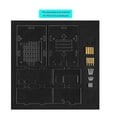thumbnail image 2 of For 5 Acrylic Case Adaptation PCIe to M.2 Adapter Board, 2 of 5