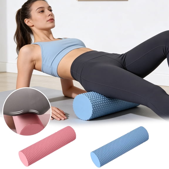 11.8" High Density EVA Foam Roller Muscle Massage Yoga Column Deep Tissue Myofascial Release for Fitness Recovery Home Gym