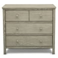 Delta Children Middleton 3 Drawer Dresser, Textured Limestone