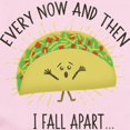 thumbnail image 2 of CafePress - Every Now And Then I Fall Apart Funny Ta Body Suit - Long Sleeve Cotton Baby Bodysuit, 2 of 4