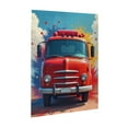 thumbnail image 2 of 500 Piece Jigsaw Puzzle For Adults Retro Fire Truck Vibrant Colors Challenging & Fun Activity Great Gift Idea Home Decor, 2 of 7