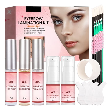 BKBP Eyebrow Lamination Kit Long Lasting Eyebrow Styling DIY Cold Perm Eyebrow Shaping Kit 35ml Eyebrow Lamination Kit