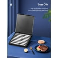 thumbnail image 4 of D.Perlla Steak Knives, Non Serrated Stainless Steel Sharp Steak Knife Set of 8 with Gift Box, 4 of 7