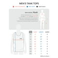 thumbnail image 6 of Hat and Beyond Mens Two-Tone Tank-Top Light Cotton Running Workout Undershirt, 6 of 6