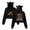 Black, variant on Central Cee 2025 Tour Cat Ear Hoodies Unique Short Sweatshirts Casual Womens Pullover