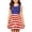 Blue12, variant on Girls 4th of July Patriotic Dress, American Flag Print A-Line Sundress, Kids Short Sleeve Independence Day Outfit, Lightweight Casual Summer Dress(Blue5/6-7 Years)