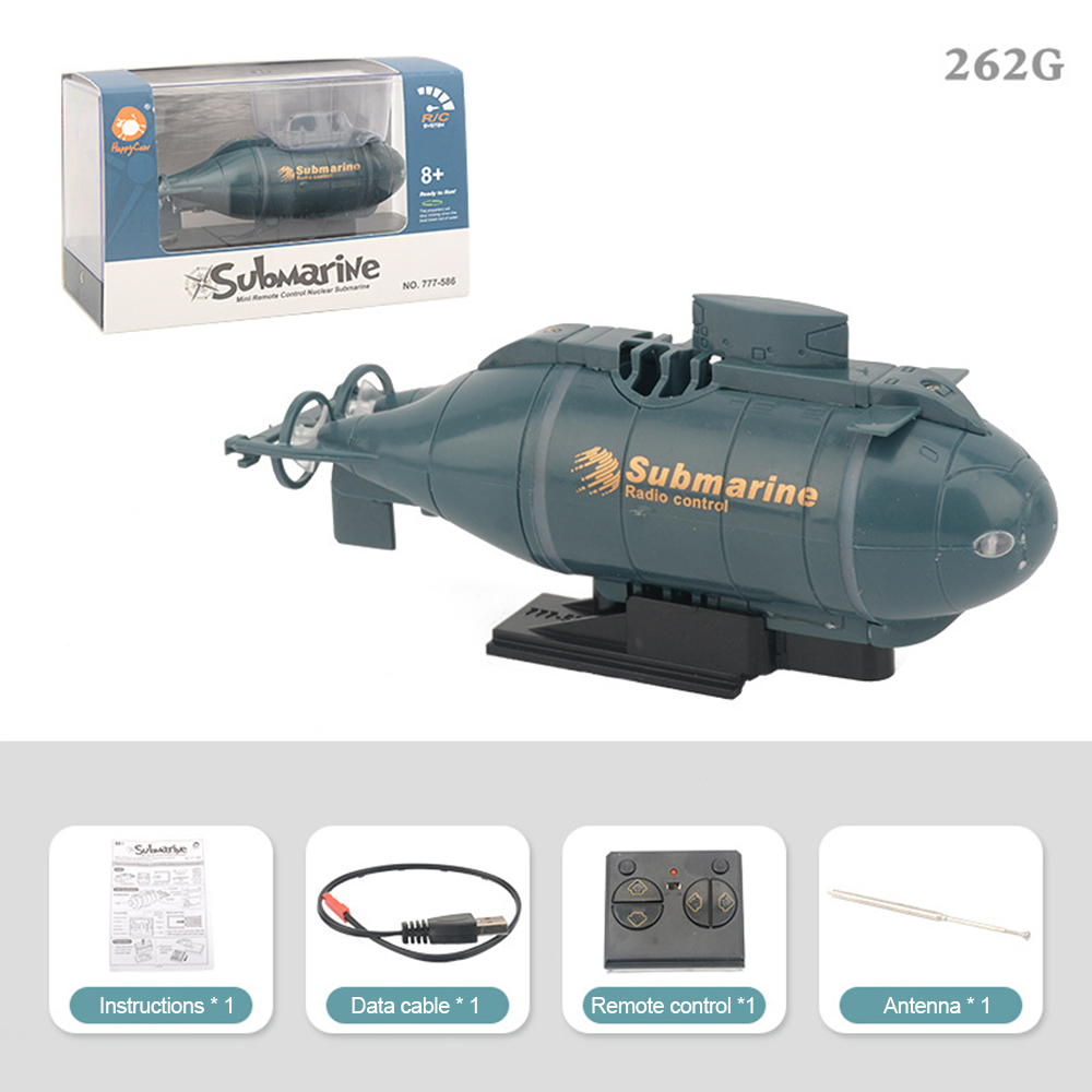 Children’s 2.4G electric six way mini submarine model boy’s swimming