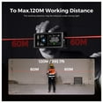 thumbnail image 2 of Bilateral 120m Ranfinder Digital Recharable Distance Meter With Level Bubble, Built-in Lithium Battery ,High Accuracy, 2 of 7