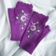 thumbnail image 1 of Guantes cálidos bordados para mujer de otoño e invierno, guantes de punto con flores para adultos, guantes bordados, 1 of 4