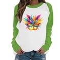 thumbnail image 3 of TaTaai Hoodies Shirts for Women Early Fall Long Sleeve Tops Vintage Graphic Outfits Tops Fashion Pullover Tees Gift, 3 of 6