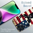 thumbnail image 2 of ONETECH Case Compatible with iPhone 14,American Flag Buck 14 Cases for Men/Women/Boys/Girls,Non-Slip Four Corner Shock Absorption Soft  Protective Case Compatible with iPhone 14 6.1 inch, 2 of 5