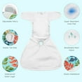thumbnail image 4 of BELLA & PAL Blue Green Floral Female Dog Diapers, 3-Pack, Highly Absorbent Washable Diapers for Small Dogs, Leak-Proof Puppy Diapers, L, 4 of 9